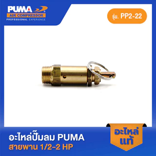 กรุณาอ่านก่อนสั่ง : PUMA โปโลลม PUMA 3/8" 1/2-2 HP 3 สูบ อะไหล่ปั๊มลมสายพาน รุ่น PP-2,PP-2P,PP-21,PP-22,PP-32