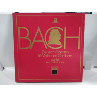 2LP Vinyl Records แผ่นเสียงไวนิล  BACH Die sechs Sonaten   (E14E43)