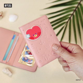 [พรีออเดอร์] BT21 minini Leather Patch Card Case Vacance ของแท้💯⚠️อ่านรายละเอียดก่อนสั่งซื้อนะคะ