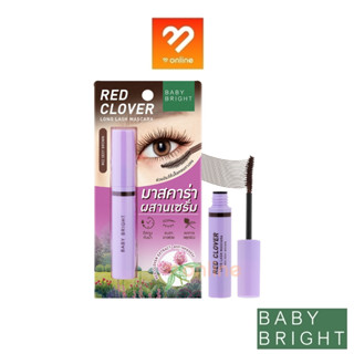 Baby Bright Red Clover Long Lash Mascara 4.8g. เบบี้ไบร์ท เรดโคลเวอร์ลองแลช มาสคาร่า กันน้ำ กันเหงื่อ