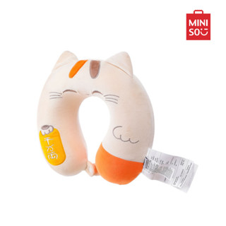 MINISO หมอน หมอนรองคอรูปตัวยูลายแมวเหมียว