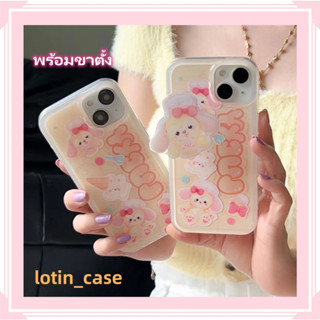 🎁ส่งของขวัญ🎁เคสไอโฟน สำหรับ 11 13 for iPhone Case 14 12 Pro Max น่าสนใจ น่ารัก พร้อมขาตั้ง กันกระแทก ปกป้อง เคสโทรศัพท์