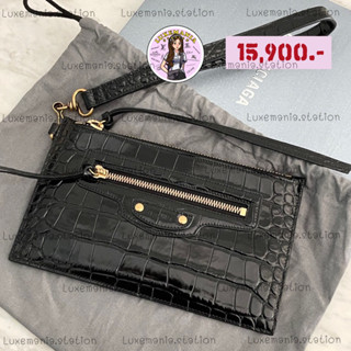 👜: New!! Balenciaga Clutch Croc 8.5"‼️ก่อนกดสั่งรบกวนทักมาเช็คสต๊อคก่อนนะคะ‼️