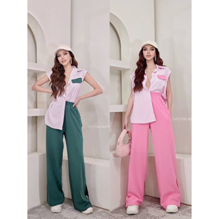 พร้อมส่ง New Two tone korea set  Tag#cottoncandy