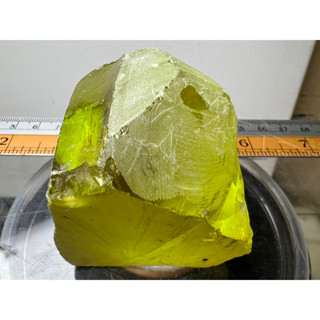 CZ Apple Green Rough Stone Material 35x40mm - 560gms