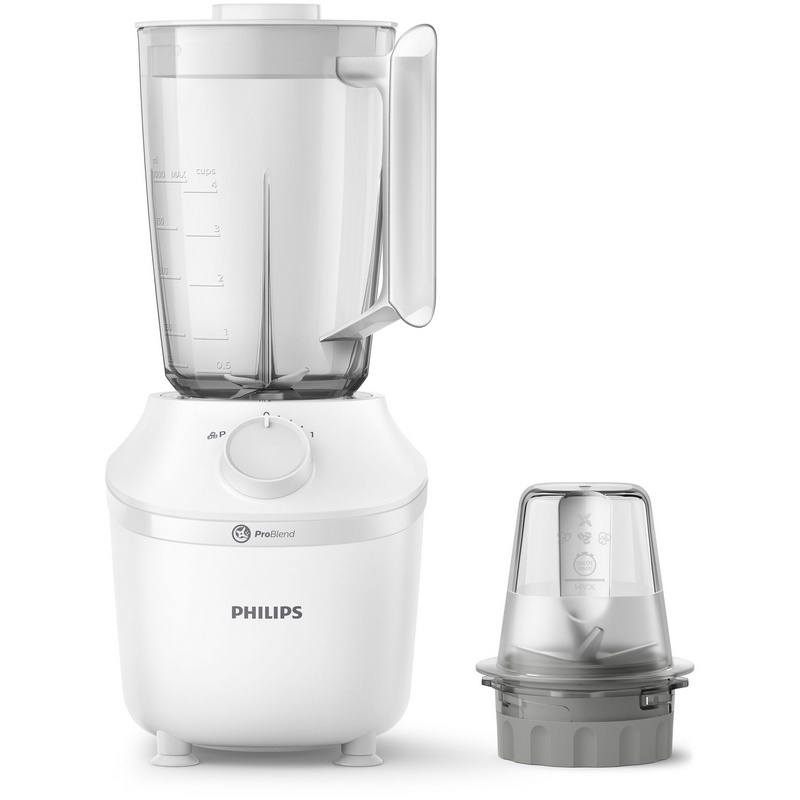 Philips เครื่องปั่นเอนกประสงค์ HR2041/10 กำลังไฟ 450W ขนาด 1.9 ลิตร รุ่น HR2041 น้ำปั่นละเอียดที่ไม่