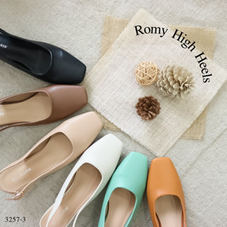 Mgaccess Romy High Heels Shoes 3257-3 รองเท้าคัทชูรัดส้น