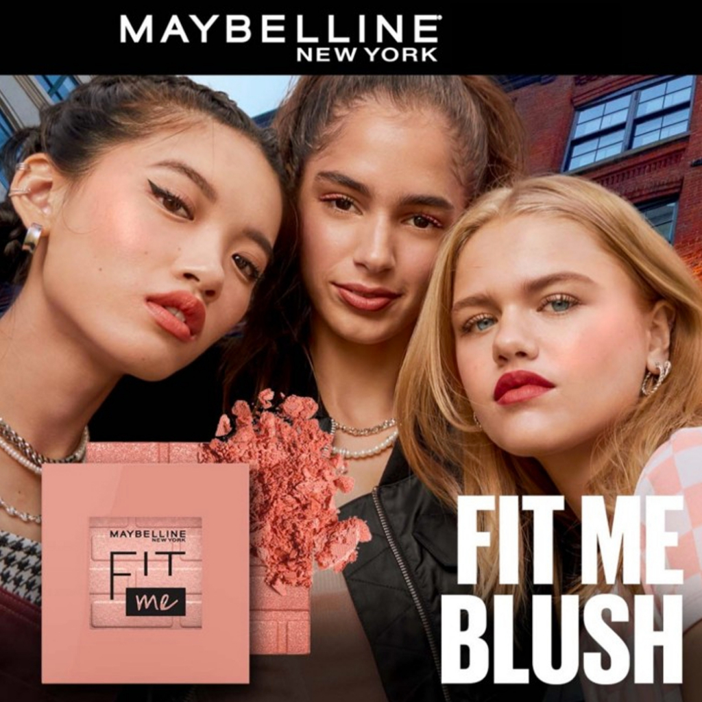 Maybelline New York Fit Me Blush Shade4.5g บลัชออนเนื้อนุ่ม สีชัด ติดทน ที่ให้สีแก้มสวยดูเป็นธรรมชาต