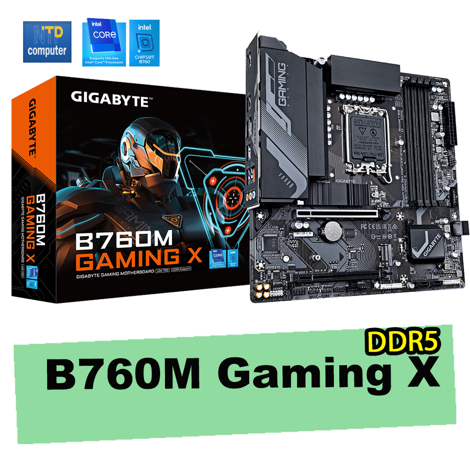 MAINBOARD เมนบอร์ด GIGABYTE B760M GAMING X DDR4/DDR5