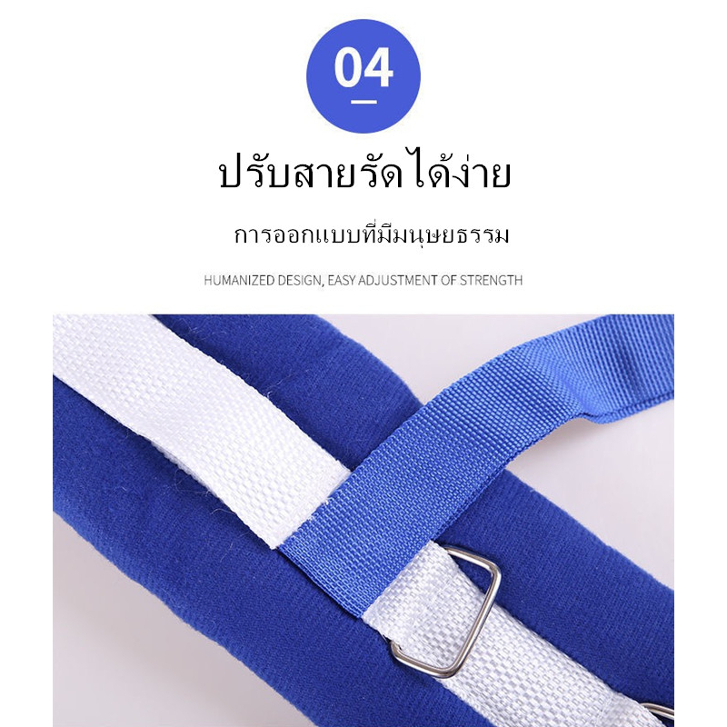 เข็มขัดนิรภัยทางการแพทย์ สายรัดข้อมือ ป้องกันผู้ป่วยดิ้น สายรัดข้อเท้า ป้องกันผู้ป่วยดิ้น - รูปที่ 5