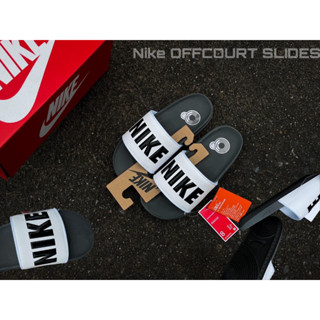 Nike รองเท้าแตะ รุ่น Offcourt Slides BQ4639-001 ของแท้ ป้ายไทย รองเท้าแตะ