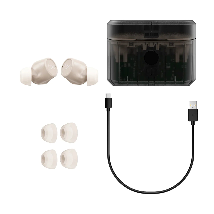 หูฟังไร้สาย HyperX Cirro Buds Pro True Wireless Earbuds True Wireless with Hybrid ANC Bluetooth 5.2 Connectivity