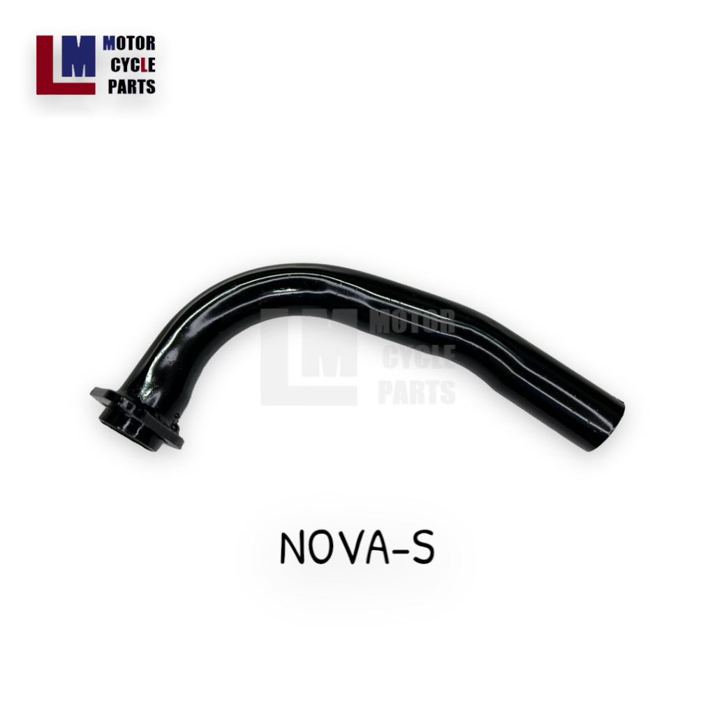 คอท่อ  HONDA NOVA S , NOVA-S ท่อหน้า สีดำ อะไหล่มอเตอร์ไซค์