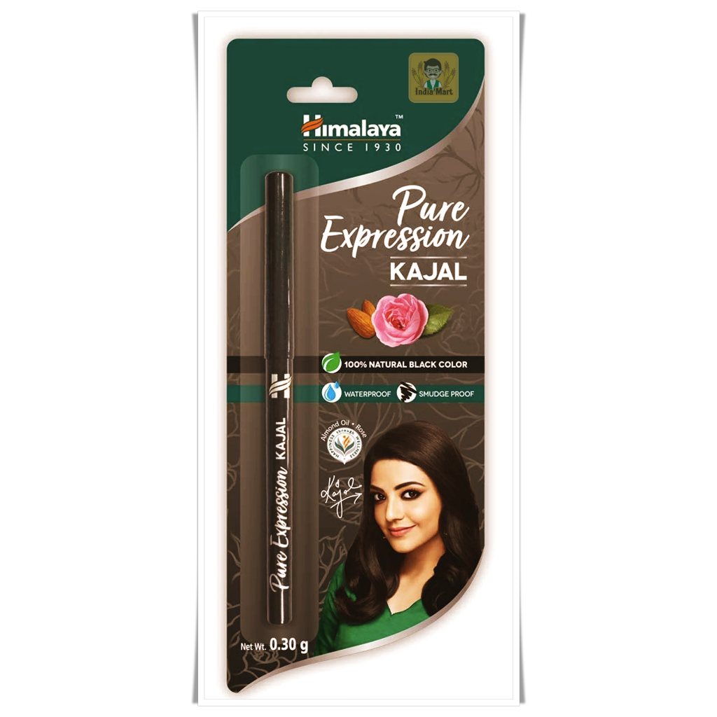 อายไลเนอร์ (Kajal) สีดำ ยี่ห้อ Himalaya จากประเทศอินเดีย (0.30 กรัม) -- Himalaya - Pure Expression K