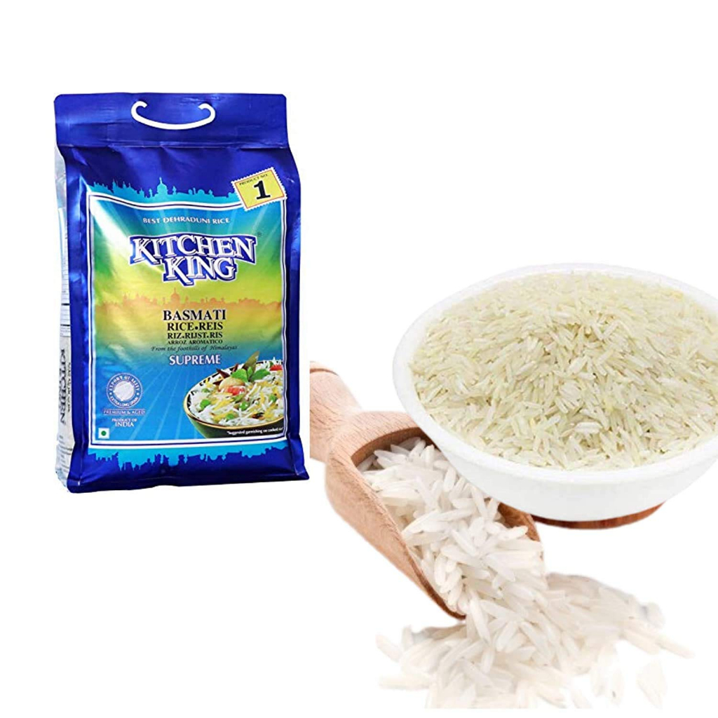 KITCHEN KING Supreme Basmati Rice 1KG 1121 (Basmati Rice) ข้าวบาสมาติ