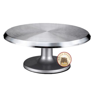 แป้นหมุนเค้ก อลูมิเนียม Aluminum Cake Turntable  ขนาด 31x12.5cm