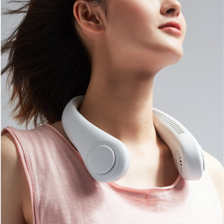 พัดลมพกพาไร้ใบพัด ห้อยคอ คล้องคอ แขวนคอ Bladeless Neck Fan มีแบตในตัว ชาร์จแบตได้