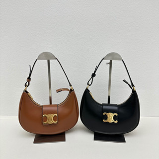 พรี​ ราคา9400 Celine 60404 หนังวัว กระเป๋าสะพายข้าง กระเป๋าสะพายไหล่24*34*7cm