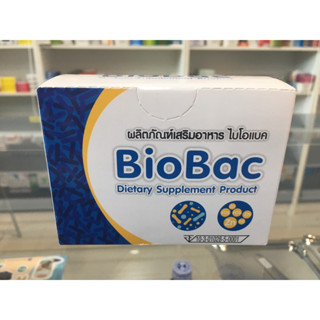 ผลิตภัณฑ์เสริมอาหาร ไบโอแบค Biobac 79.345ML.7ขวด