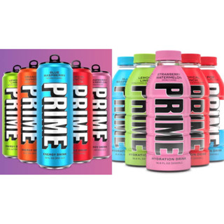 PRIME Hydration by Logan Paul x KSI Bottle &amp; Can นำเข้าจาก US