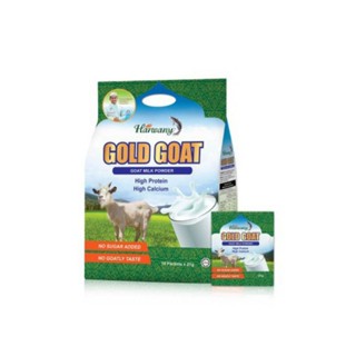 นมแพะรสจืดเกรดพรีเมี่ยม 100%Brand: Harwany
Product: Gold Goat Susu Tepung Kambing
18 sachet x 21gm
HALAL JAKIM