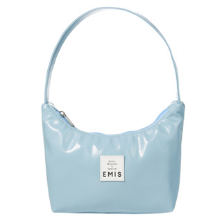 Emis Enamel Hobo Bag (Skyblue, Navy, Deep Blue, Burgundy)