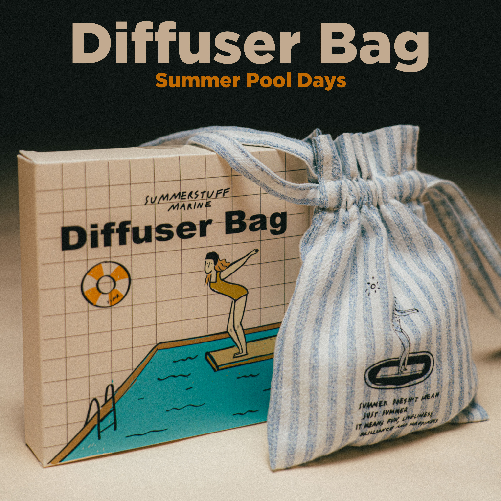 Summerstuff.marine - Summer Pool Days Diffuser bag (ถุงหอม สำหรับแขวน)