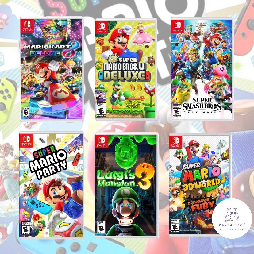 สินค้ามือ 1 : Nintendo Switch : รวมMario Kart/Bros U/Smash/Party/Luigi/3D World