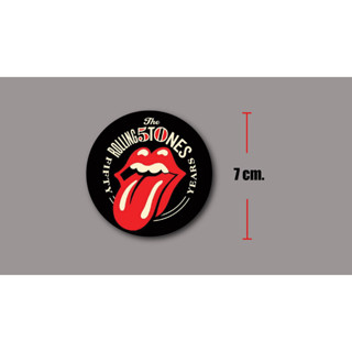 sticker pvc rolling stones สติกเกอร์ เดอะ โรลลิ่ง สโตน งานออฟเซ็ทแท้ pvc กันน้ำ กันแดด