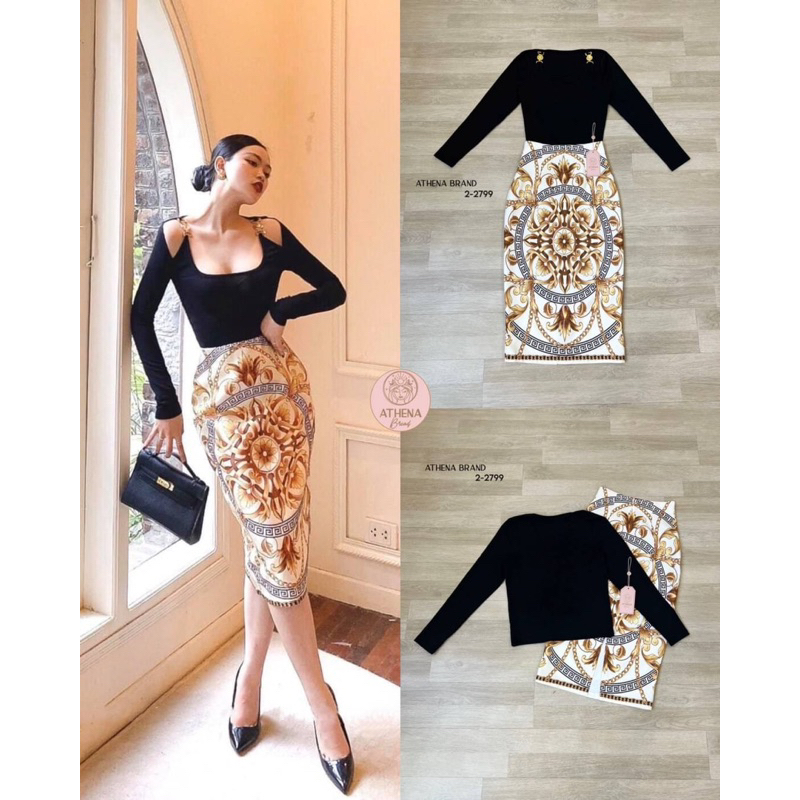 Athena เสื้อ+กระโปรง ชุดไปเดินห้าง