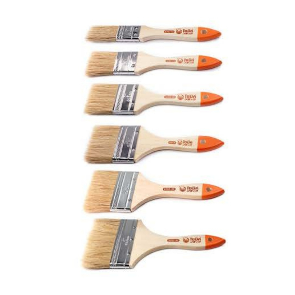 SOMIC SM-6202  แปรงทาสี รุ่น BASIC ขนขาว SM-6202-10 SM-6202-15 SM-6202-20 SM-6202-25 SM-6202-30 SM-6