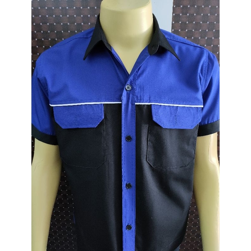 (พร้อมส่ง) ชุด(เสื้อ+กางเกง) ชุดเสื้อช็อปช่าง (s-4XL)