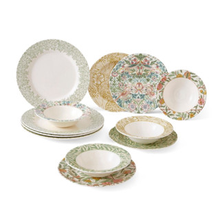 ชุดจาน Spode Morris &amp; Co. 12 piece set