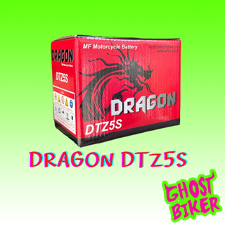 Dragon DTZ5s แบตเตอรี่แห้ง 5แอมป์ใหม่ WAVE MSX FINO SCOOPY CLICK110 DREAM