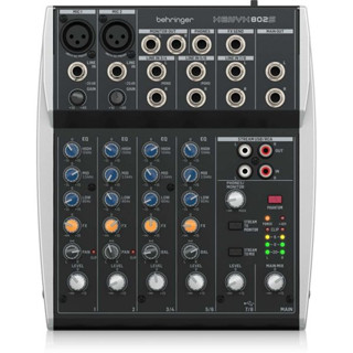 Behringer XENYX 802S มิกเซอร์อนาล็อก 8 อินพุตพร้อมอินเตอร์เฟส USB สตรีมมิ่ง