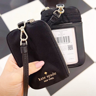 Kate Spade♠️ Chelsea Card Case Lanyard Nylon