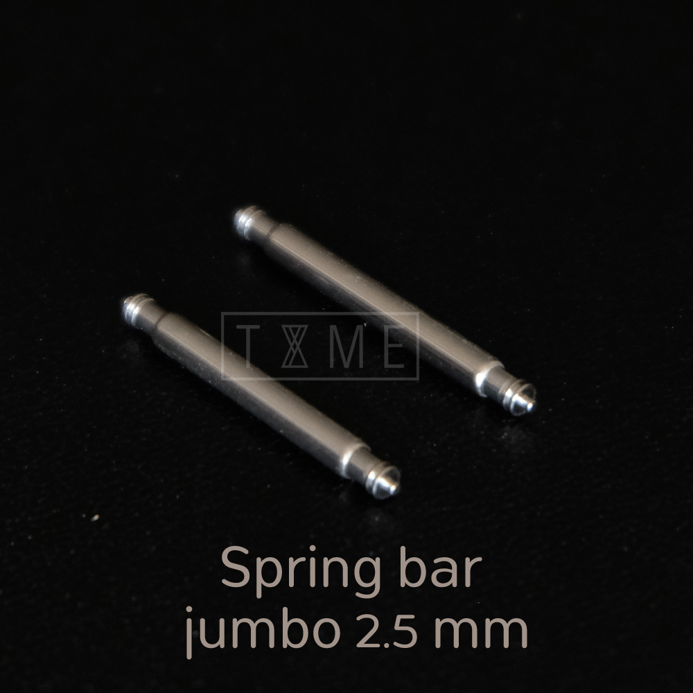 Spring bar Jumbo 2.5 mm สปริงบาร์ อ้วน หนา ใหญ่พิเศษ ทนทานกว่าปกติ คล้ายสปริงบาร์ของseiko สำหรับนาฬิ