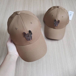 LIFEWORK Metal Accent Cotton Baseball Cap หมวกสีน้ำตาล 🤎🤎&amp; สีดำ 🖤🖤 Free size