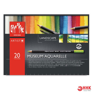 Caran d’ache(คารันดาช) ชุดดินสอสีระบายน้ำ Museum 20 สี (Landscape) 3510.420