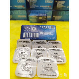 ถ่านนาฬิกา Casio MW-59-1EV แท้ จาก Renata รุ่น SR626SW (คำเตือน!! กรุณาแกะถ่านภายในนาฬิกาเช็คให้ชัวร์ก่อนสั่งซื้อ)