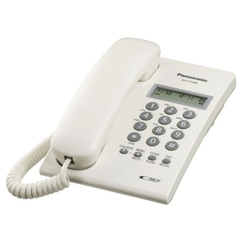 โทรศัพท์ Panasonic KX-T7703X (สีขาว)