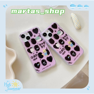 ❤️ส่งของขวัญ❤️ เคสไอโฟน 11 12 13 14 Pro Max รูปหัวใจ ความคิดสร้างสรรค์ เรียบง่าย แฟชั่น Case for iPhone สาวน่ารักหัวใจ