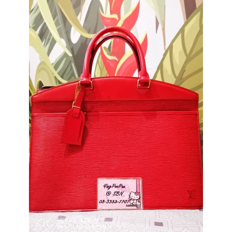 🚫sold🚫Lv​ Riviera​ tote​ red​ epi แท้💯%