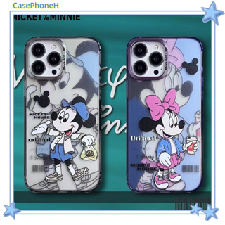 🚚จัดส่ง24ชม🚚เคสไอโฟน12 13 14 Pro For 11 การ์ตูน สไตล์ดิสนีย์ มิกกี้ รุ่นคู่ พาสะดวก ป้องกันการตก Case for iPhone