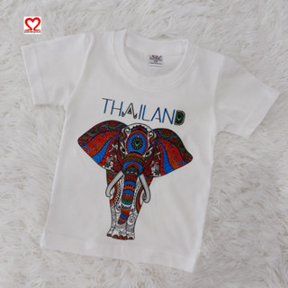 เสื้อเด็ก เสื้อยืดเด็กคอกลม ผ้าคอตตอน100% ใส่ได้ทั้งชายและหญิง 6 เดือนถึง1ปี