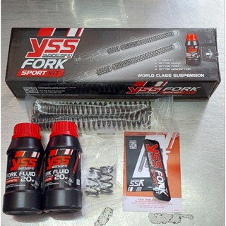 ชุดโหลดโช้คหน้า YSS FORK SPORTKIT สปริงโหลดพร้อมน้ำมัน ชุดโหลดหน้า Forza300/350, X-MAX