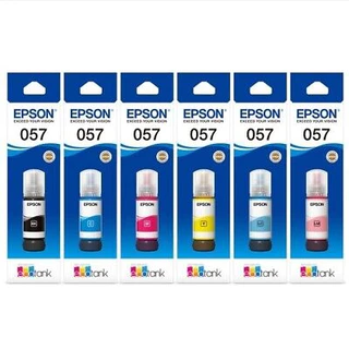 หมึกเติม Epson 057 6 สี BK,C,M,Y,LC,LM ( T09D100 - 600 ) ของแท้ 100%