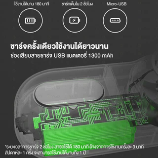 Xiaomi Mijia Electric Lint Remover เครื่องตัดขุยผ้า เครื่องกำจัดขนบนผ้า ใบมีดสแตนเลส เครื่องกำจัดขนผ้า