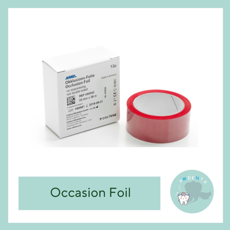 Occlusion foil ฟอยล์เช็คการสบฟัน