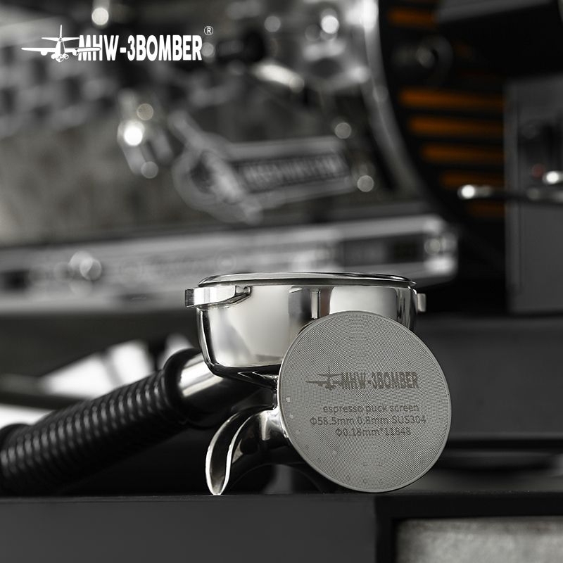 MHW-3BOMBER Espresso Puck Screen / Filter Screen แผ่นกระจายน้ำ ขนาด 53 and 58.5 mm
